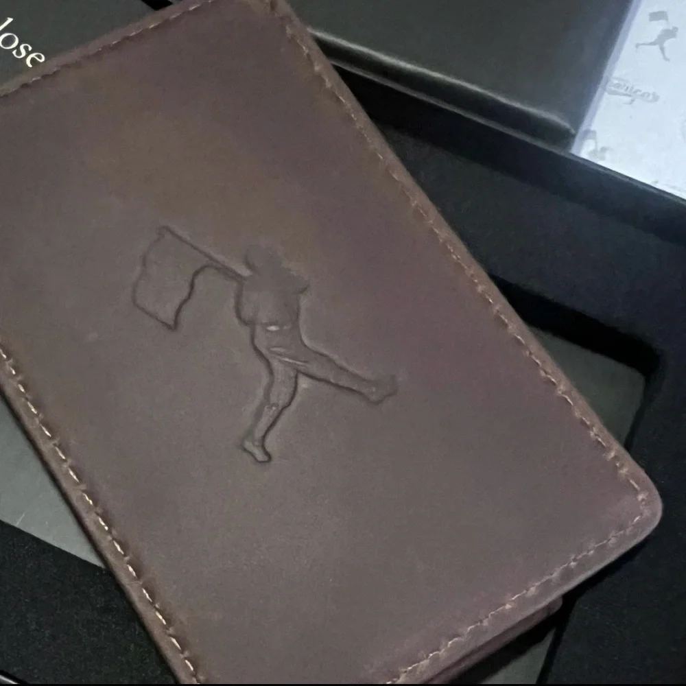 New Baseballism Glove Leather Wallet, money credit card holder, Money Clip